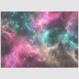 Papel De Seda Dissociação do Espaço Cósmico da Nebulosa Vibrante