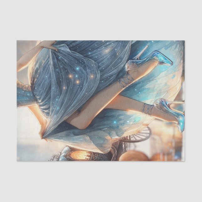 Papel De Seda Dissociação do palhaço da Cinderela e do escorredo (Frente )