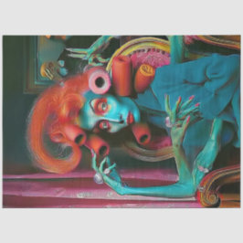 Papel De Seda Dissociação Exagerada de Pessoa em Destaque