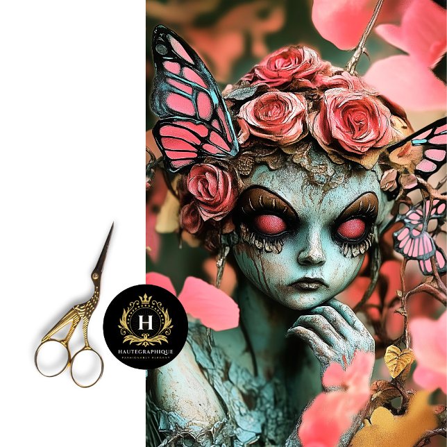 Papel De Seda Dissociação Gótica Branca Paris Gargoyle (Criador carregado)