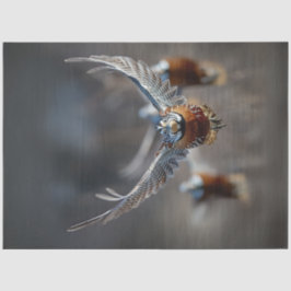 Papel De Seda Dissociação Intrai Pássaro Em Voo