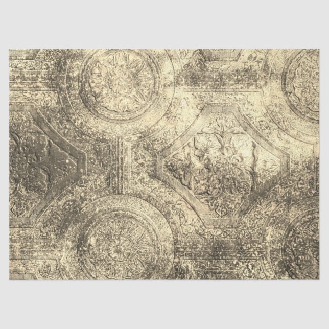 Papel De Seda Dissociação Rustic Old World (Frente )