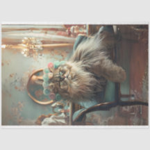 Dissociação sofisticada do Salão de Gato Rosa