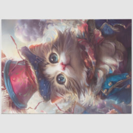Papel De Seda Dissociação Whimsic Liberty Bell Cat EUA