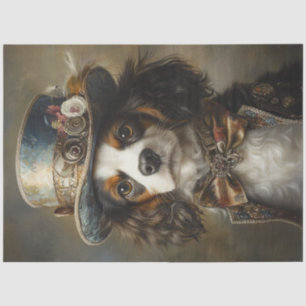 Papel De Seda Dissociar Espanhol e Chapéus Vintage Whimsical