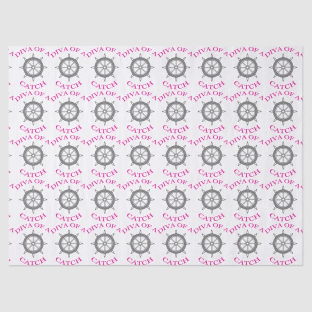 Papel De Seda "Diva de uma Captura" (Frente )