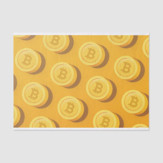 Papel De Seda Diversão de Bitcoin (Frente )