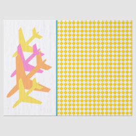 Papel De Seda Diversão do Atendedor de Voo do Piloto de Viagem d