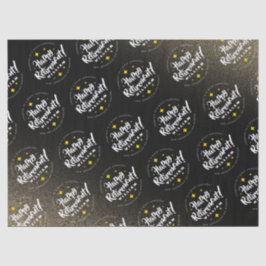 Papel De Seda Diversão Dourada de Estrelas de Lâmpada Retirando 