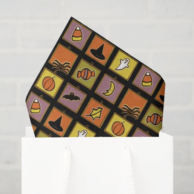 Papel de Seda do Halloween (Sacola de presentes)