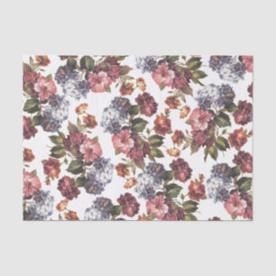 Papel De Seda Do rosa chique do vintage de Boho os rosas