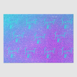 Papel De Seda Doce 16 Festa de aniversario de meninas de Lágrima