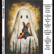 Doce Fantasma Rústico de Halloween e Coelho FS4L D