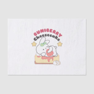Papel De Seda Doce Inulgência: Alegria de Cheesecake Buniberry