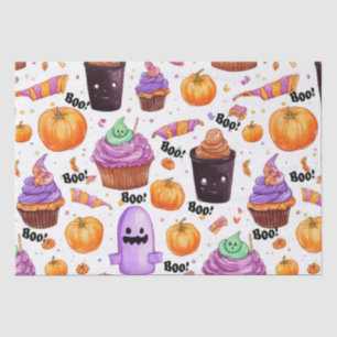 Papel De Seda Doces, guloseimas e jack-o-lanternas