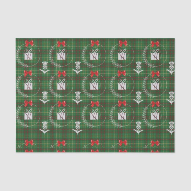 Papel De Seda Documento de Coleção Escocês (Frente )