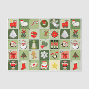 Papel De Seda Documento de Encapsulamento de Calendário Antecipa