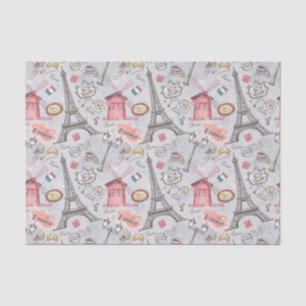 Papel De Seda Documento de Paris