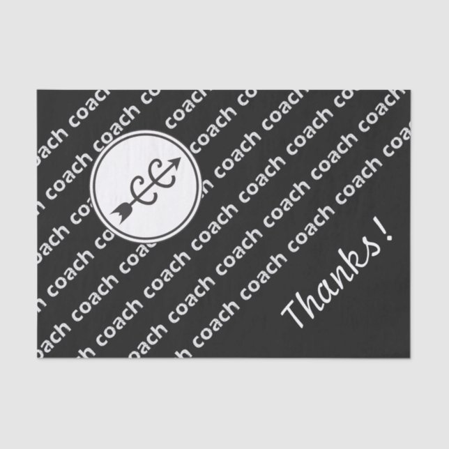 Papel De Seda Documento de Tecido de Treinador em Execução Entre (Frente )