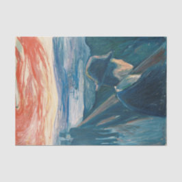 Papel De Seda Doente no Sunset, Desespero (por Edvard Munch)