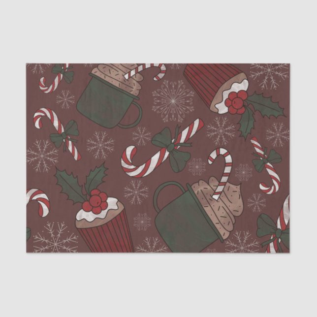 Papel De Seda Doentes de Natal (Frente )