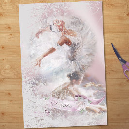 Papel De Seda Dois Ballerinas Dance Decoupage