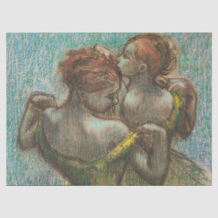 Papel De Seda Dois Dançarinos, Meio-Comprimento, Degas Art