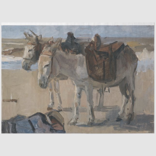 Papel De Seda Dois Donkeys (por Israel do Isaac) (Frente )