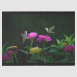 Papel De Seda Dois Tecidos de Aves Humanas