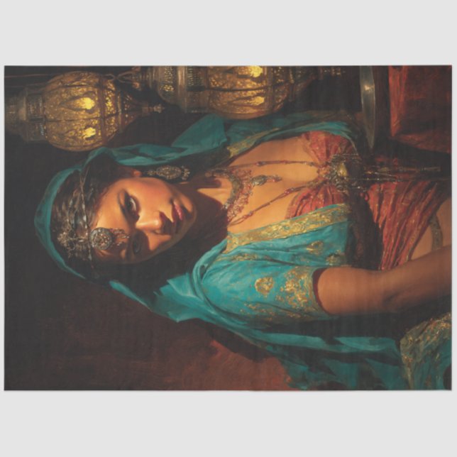 Papel De Seda Dona Mística da Senhora Cigana Desarticulada (Frente )