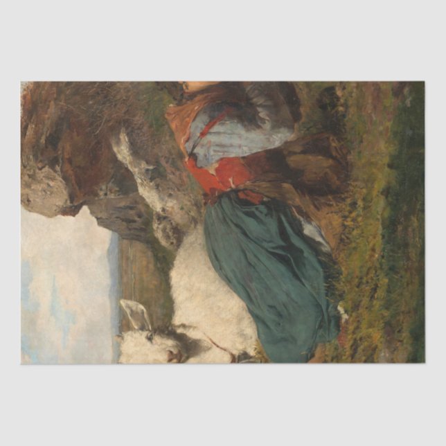 Papel De Seda Dos amigos (1866) por Joaquin Agrasot y Juan (Frente )