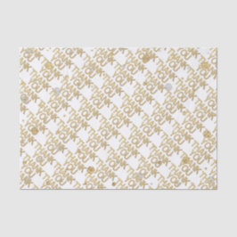 Papel De Seda Dourada Gliter Silver Foil Impressão Confetti Obri