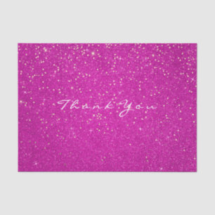 Papel De Seda Dourada Largura Obrigado Fuchsia Rosa Confetti Bra