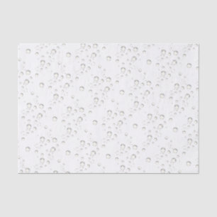 Papel De Seda Douradas bolhas em branco