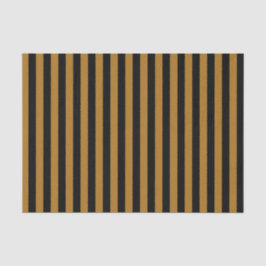 Papel De Seda Douradas faixas de preto e mate