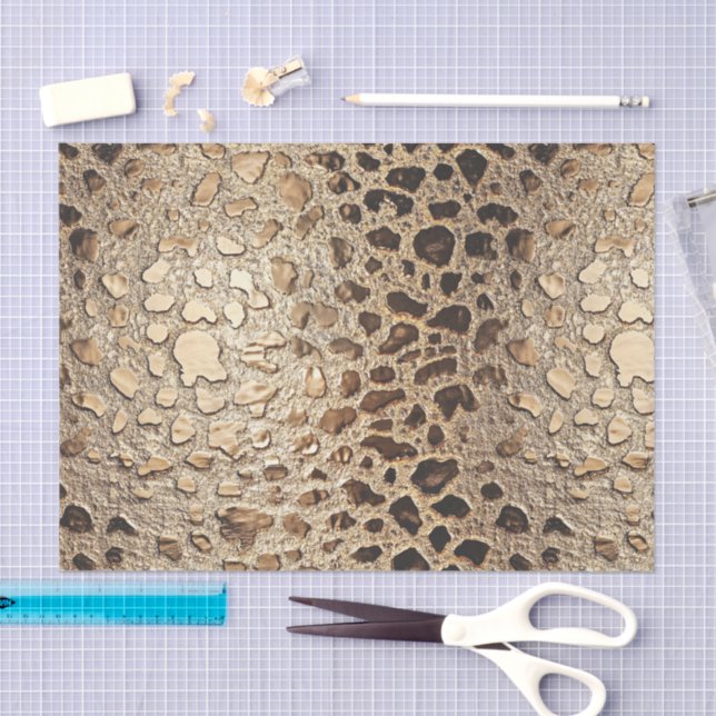 Papel De Seda Douradas Manchas Metálicas Leopardo (Arte )