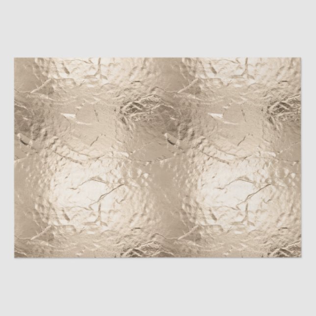 Papel De Seda Dourado (Frente )