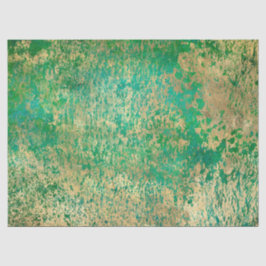 Papel De Seda Dourado atrito na página de dissociação verde