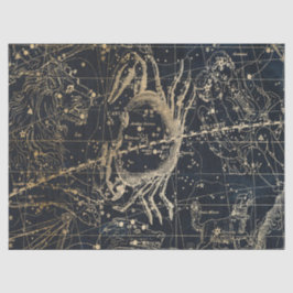 Papel De Seda Dourado Galaxy Star Map Series Design 6