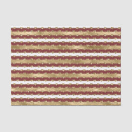 Papel De Seda Dourado Natal Vermelho Stripes Brancas Brilhantes 