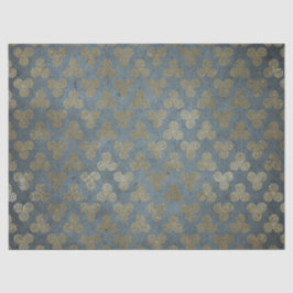 Papel De Seda Dourado Nó Celta - Desaparecimento Espiral