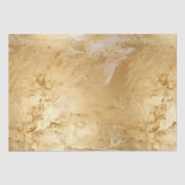 Papel De Seda Dourado pintado