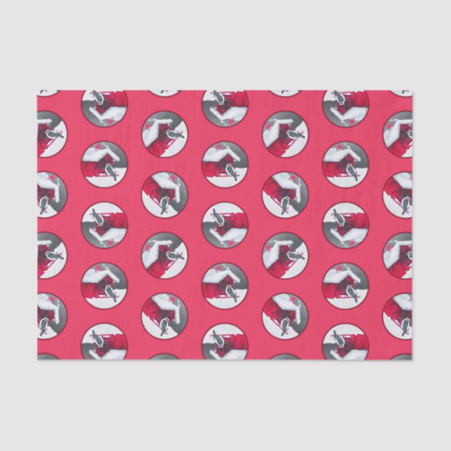 Papel De Seda Downy Woodpecker sobre Arte Original de Pássaro no (Frente )