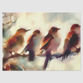 Papel De Seda Doze dias de Natal: Chamando Aves (A),