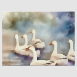 Papel De Seda Doze dias de Natal: Gansos A-Lay, (B)