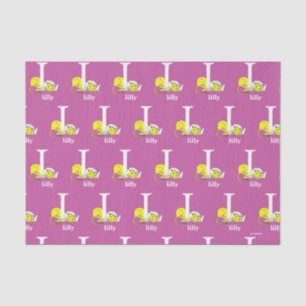 Papel De Seda Dr. Seuss ABC: Carta L - Branco   Adicione seu nom