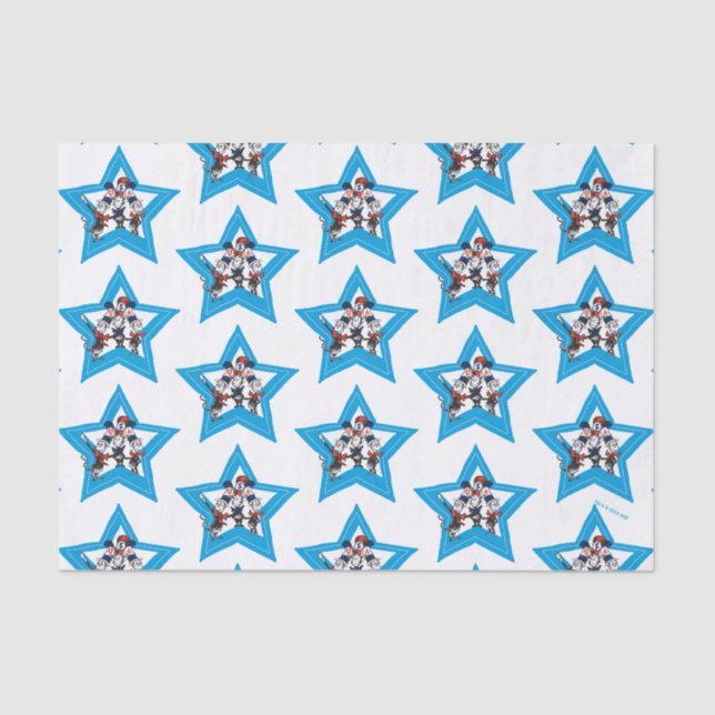 Papel De Seda Dr. Seuss | Gráfico Little Cats USA Hats (Frente )