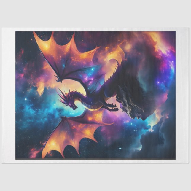 Papel De Seda Dragão Celestial (Frente )