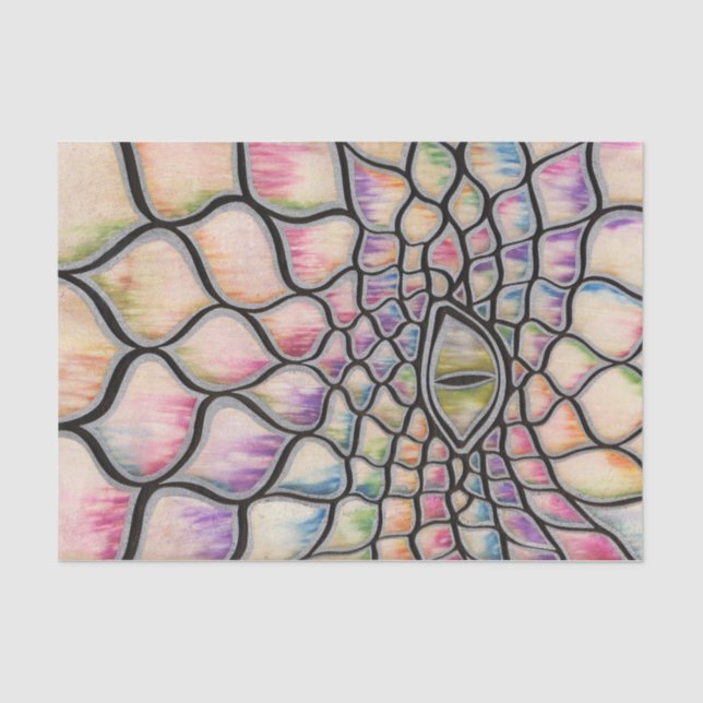 Papel De Seda Dragão do arco-íris (Frente )