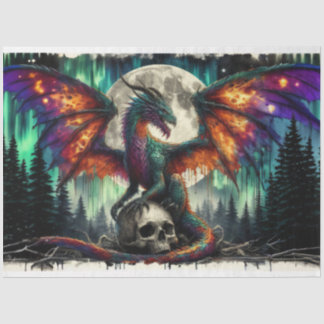 Papel De Seda Dragão FlameWing